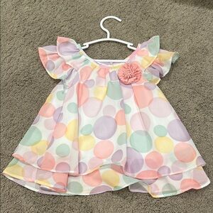 Flowy Pastel Ruffled Top